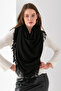 Plain Tasseled Triangle Scarf 100% Acrylic |   Women's Knitwear Shawl Scarf - Triangle Model Acrylic Scarf - 8