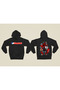 Limp Bizkit Printed Cotton Long Sleeve Ribbed 3 Thread Hooded Rock Sweatshirt