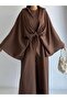 Acı Kahve Ecmel Jumpsuit Set - 2