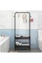 Clothing Racks for Hanging Clothes, Heavy Duty Garment Rack with Wheels, Laundry Cart with Hanging R - 6