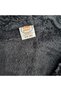 Welsoft Black Plush Children's Cardigan – Warm Winter Coat with Hood and Zipper - 4