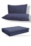 Hotel Linen King Bed Sheet 3pcs Set, 100% Cotton 250Tc Sateen 2cm Stripe. - 6