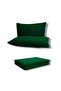 Hotel Linen King Bed Sheet 3pcs Set, 100% Cotton 250Tc Sateen 2cm Stripe. - 4