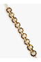 Leopard Pattern Geometric Chain Necklace - 3