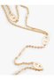 Double Row Long Chain Necklace - 3