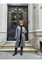 Premium Fleece Lined Maxi Long Winter Batwing Sleeve Knit Cardigan - 5