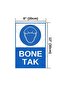 Bone Do Not Enter Warning Sign – Uv Printed Aluminum Sign 20X30 cm - 2