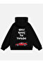 Unisex Need Money for Printed Hooded Fleece Oversize Sweatshirt