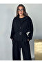 Black Belted Trousers with Pencil Suit - 7278 - 2