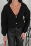 Women's Buttoned Mohair Cardigan – Vibrant Colored & Soft Textured - 2