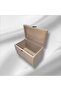 Wooden Paintable Clip-On Suitcase-Style Small Jewelry-Accessory Decorative Box - 5