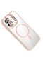 Apple iPhone 17 Remim Lensli Magsafe Standlı Kapak - Pembe - 3