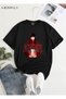 Jennie Printed T-Shirt, Oversize Unisex Black T-Shirt Kids / Adult