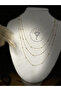 Women's Gold-Tone 3-Strand Dorika Chain Necklace - 3