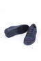 Jota Navy Blue Nubuck 100% Genuine Leather Men's Sneaker Shoes - 3