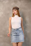 Sleeveless Turtleneck Knitwear Blouse - 2