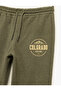 Printed Two Thread Ribbed Jogger Sweatpants - 3