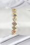 Brass Vip Series Clover Zircon Stone Women's Bracelet - Tj-Bb7910