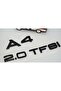 Audi A4 20 Tfsi Gloss Black Abs Trunk Lettering Logo Emblem - 4
