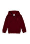 Boy's Burgundy Basic Hooded Sweatshirt 50308439-Vr014