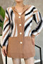 Patterned Button Detailed Knitted Cardigan - 2
