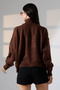 High-Necked Soft Textured Knit Sweater - 4