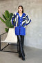 Patterned Button Detailed Knitted Cardigan