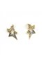 Yildiz Zircon Stone Steel Earrings