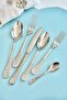 Antique 36-Piece 18/10 Stainless Steel Fork Spoon Knife Set for 6 People (Silver)