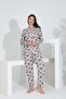 Angelique 100% Cotton Long Sleeve Button-Down Women's Pajamas Set 21514