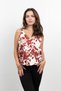 Women's Summer Burgundy Back-Strap Flosh Viscose 70029 - 3