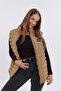 Women's Mink Nova Fabric Puffer Vest - 7