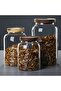 Vacuum Glass Food Jar with Acacia Lid 2 Liters (Mn) - 7