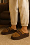 Brown Women's Velvet Gondola Slippers Byndkdf03 - 2