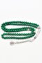 Natural Malachite Stone 99 Prayer Beads with Metal Tassel 6mm Sphere Cut 902271 - 5