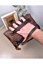 Genuine Leather Zippered Men's Handbag with Grip Strap 2113 - 5