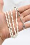 Natural Stone 99-Bead Rosary with Metal Tassel 6mm Sphere Cut 902260 - 4