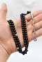 Natural Garnet Stone 99-Piece Prayer Beads with Metal Tassel 6mm Sphere Cut 902263 - 4