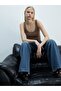 Marıam Wide Leg High Waist Jean Trousers - 6