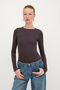 Crew Neck Basic Bodysuit Z0107-Asn75