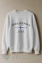 Unisex Helsinki Finland Printed 3 Thread Inner Ribbed Crew Neck Sweatshirt