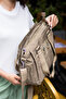 Multi-Pocket Women's Shoulder Bag Medium Size Daily Hv3026 Dark Beige - 6