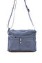Multi-Pocket Crossbody Women's Shoulder Bag Medium Size Daily Hv4006 Blue