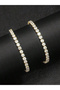Set of 2 - Embellished Link Tennis Braceletâ€Œ - 2