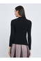 Women Solid Ruched Detail Asymmetric Neck Top - 5