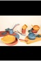 Fancy Blue Silicone Baby Food Bowl That Sticks to the Base 12 cm - 3