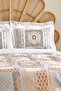 Lanita 100% Cotton Double Duvet Cover Set Pink - 4