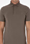 Men's Slim Fit Polo Neck Mink Basic T-Shirt 50306015-Vr052 - 6