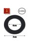 Crta Set of 30 Black nano-scale noise cancelling curtain Grommets Round Plastic Curtain Eyelet Rings - 2