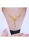 316L Stainless Steel Butterfly Tassel Pendant Choker Necklace for Women – Trendy Fashion Jewelry - 2
